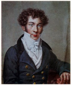 Retrato del poeta ruso Konstantin Batyushkov, 1815